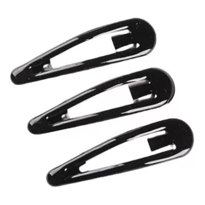 INF Klassische schwarze Wassertropfen-Haarspangen - 3er-Set INF Klassische schwarze Wassertropfen-Haarspangen - 3er-Set