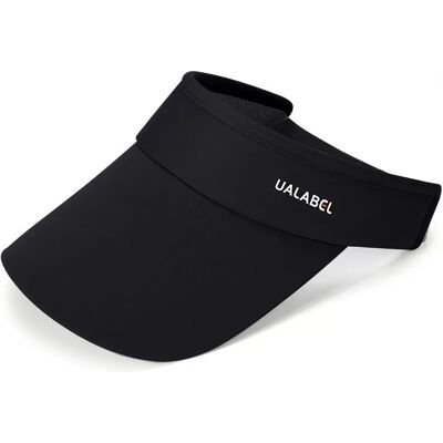INF Sommer Open Top Hat - Sport Sonnenblende - Schwarze Baumwolle INF Sommer Open Top Hat - Sport Sonnenblende - Schwarze Baumwolle