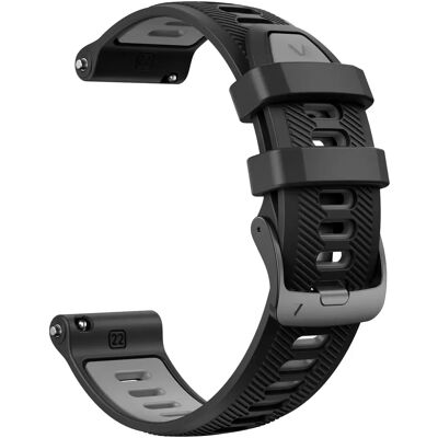 INF Schnellverschluss-Silikon-Uhrenarmband für Forerunner Schwarz INF Schnellverschluss-Silikon-Uhrenarmband für Forerunner Schwarz
