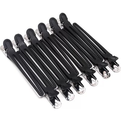 INF Entenschnabel-Haarspangen - Sicherer Halt, Schwarze Zinklegierung (12er-Pack) INF Entenschnabel-Haarspangen - Sicherer Halt, Schwarze Zinklegierung (12er-Pack)