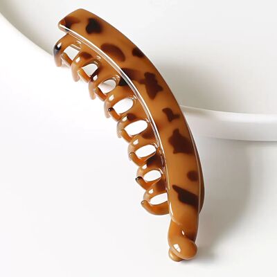 INF Bananen Haarspangen - 13cm, 2er-Pack Kaffee INF Bananen Haarspangen - 13cm, 2er-Pack Kaffee