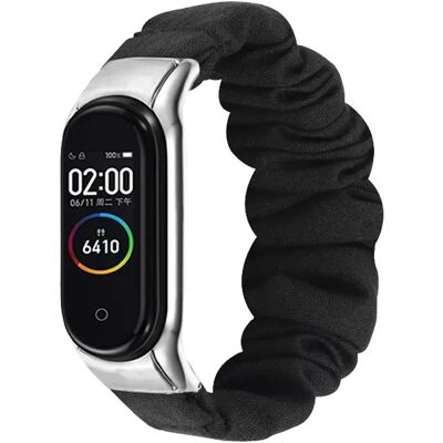 INF Elastisches Armband/Haargummi für compatible with Xiaomi Mi Band 8 – Stilvolles Nylonarmband Schwarz INF Elastisches Armband/Haargummi für compatible with Xiaomi Mi Band 8 – Stilvolles Nylonarmband Schwarz
