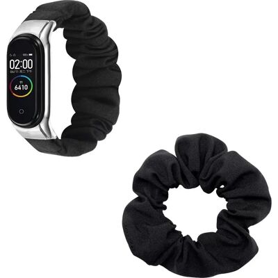 INF Kompatibel mit Xiaomi 8 Smart Armband Haargummi Elastisches Armband Uhrenarmband Schwarz INF Kompatibel mit Xiaomi 8 Smart Armband Haargummi Elastisches Armband Uhrenarmband Schwarz