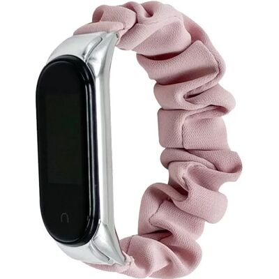 INF Elastisches Armband/Haargummi für compatible with Xiaomi Mi Band 8 – Stilvolles Nylonarmband Rosa INF Elastisches Armband/Haargummi für compatible with Xiaomi Mi Band 8 – Stilvolles Nylonarmband Rosa