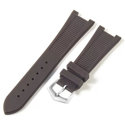 INF Silikon-Uhrenarmband kompatibel mit PP Patek Philippe Nautilus 5711 5712G Braun INF Silikon-Uhrenarmband kompatibel mit PP Patek Philippe Nautilus 5711 5712G Braun