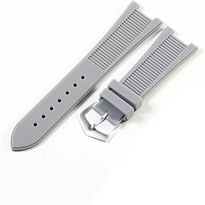 INF Silikon-Uhrenarmband kompatibel mit PP Patek Philippe Nautilus 5711 5712G Grau INF Silikon-Uhrenarmband kompatibel mit PP Patek Philippe Nautilus 5711 5712G Grau
