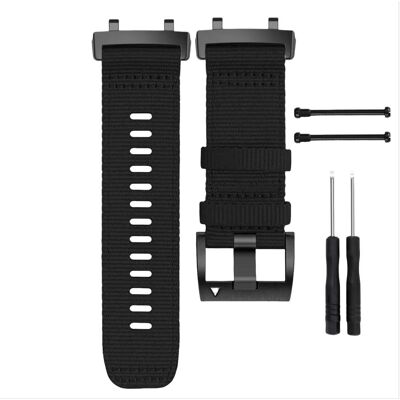 INF Nylon-Uhrenarmband kompatibel mit Amazfit T-Rex 2 - Bequemer, schweißfester Ersatz Schwarz INF Nylon-Uhrenarmband kompatibel mit Amazfit T-Rex 2 - Bequemer, schweißfester Ersatz Schwarz