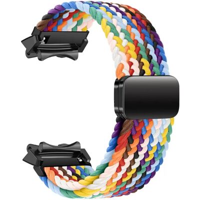 INF Elastisches geflochtenes magnetisches Uhrenarmband kompatibel mit Amazfit T-Rex 3 - Komfortables Nylonarmband Mehrfarbig 2 INF Elastisches geflochtenes magnetisches Uhrenarmband kompatibel mit Amazfit T-Rex 3 - Komfortables Nylonarmband Mehrfarbig 2