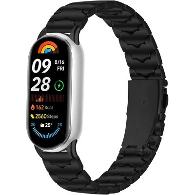 INF Batman Edelstahlarmband kompatibel mit Xiaomi 8/9/10 - Schwarzes Metall Ersatzarmband INF Batman Edelstahlarmband kompatibel mit Xiaomi 8/9/10 - Schwarzes Metall Ersatzarmband