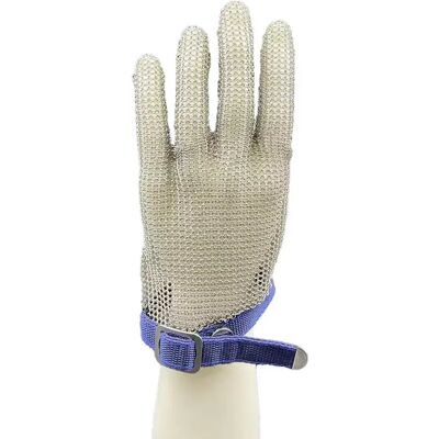 INF Schnittfester Handschuh mit Nylon-Handgelenkband – 316L Edelstahl für Lebensmittel- & Metallverarbeitung INF Schnittfester Handschuh mit Nylon-Handgelenkband – 316L Edelstahl für Lebensmittel- & Metallverarbeitung