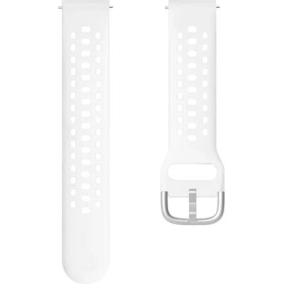 INF Silikon-Uhrenarmband kompatibel mit Amazfit Active 2, 20mm Ersatzarmband Weiß INF Silikon-Uhrenarmband kompatibel mit Amazfit Active 2, 20mm Ersatzarmband Weiß