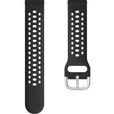 INF Silikon-Uhrenarmband kompatibel mit Amazfit Active 2, 20mm Ersatzarmband Schwarz INF Silikon-Uhrenarmband kompatibel mit Amazfit Active 2, 20mm Ersatzarmband Schwarz