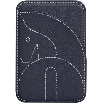 INF Magnetische PU Leder Handy Kartenhalter Geldbörse mit Standfunktion Blau INF Magnetische PU Leder Handy Kartenhalter Geldbörse mit Standfunktion Blau