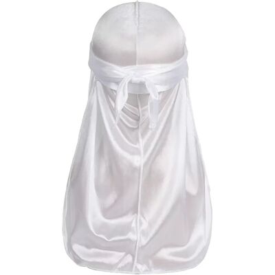 INF Atmungsaktives Polyester Kopftuch für Herren - Elastische Longtail Bandana Mütze für Sonnenschutz Weiß INF Atmungsaktives Polyester Kopftuch für Herren - Elastische Longtail Bandana Mütze für Sonnenschutz Weiß