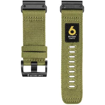 INF Schnellverschluss-Nylon-Uhrenarmband kompatibel mit Garmin Fenix 8/7X/6X/Epix Pro Grün 26 mm INF Schnellverschluss-Nylon-Uhrenarmband kompatibel mit Garmin Fenix 8/7X/6X/Epix Pro Grün 26 mm