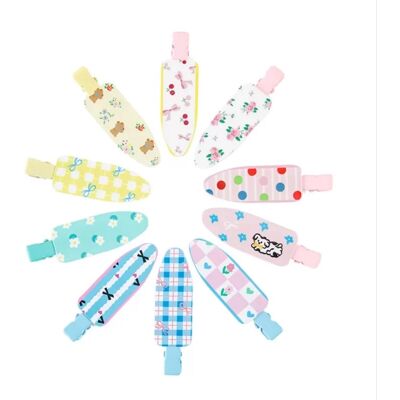 INF 10 Stk. Dopamin Bonbonfarbene Nahtlose Pony Haarspangen - Haarspangen ohne Knick INF 10 Stk. Dopamin Bonbonfarbene Nahtlose Pony Haarspangen - Haarspangen ohne Knick