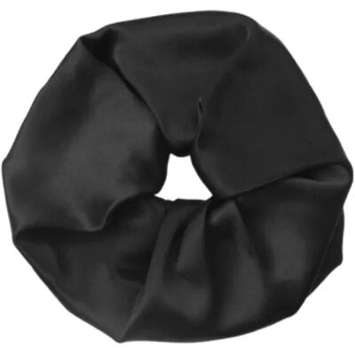 INF 19 Momme 9 cm Seidenhaargummi – Sanftes Haaraccessoire Schwarz INF 19 Momme 9 cm Seidenhaargummi – Sanftes Haaraccessoire Schwarz