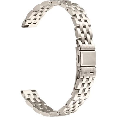 INF Elegantes Edelstahl-Fünf-Perlen-Uhrenarmband kompatibel mit Garmin Lily 2 Gold INF Elegantes Edelstahl-Fünf-Perlen-Uhrenarmband kompatibel mit Garmin Lily 2 Gold