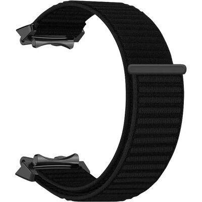INF Nylon-Uhrenarmband kompatibel mit Amazfit T-Rex 3 - Atmungsaktives Sportarmband Schwarz INF Nylon-Uhrenarmband kompatibel mit Amazfit T-Rex 3 - Atmungsaktives Sportarmband Schwarz
