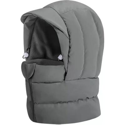 INF Wintermütze Gesichtsmaske Nackenwärmer Kapuze - Fahrradhelm kompatibel Dunkelgrau INF Wintermütze Gesichtsmaske Nackenwärmer Kapuze - Fahrradhelm kompatibel Dunkelgrau