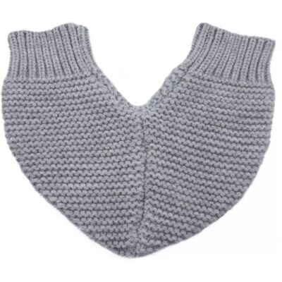 INF Warme Partnerhandschuhe - Gestrickte Baumwollhandschuhe in Uni-Farben für den Winter Grau INF Warme Partnerhandschuhe - Gestrickte Baumwollhandschuhe in Uni-Farben für den Winter Grau