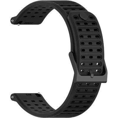 INF 22mm Flüssigsilikon-Uhrenarmband Kompatibel mit Suunto Vertical 2 - Schwarz INF 22mm Flüssigsilikon-Uhrenarmband Kompatibel mit Suunto Vertical 2 - Schwarz