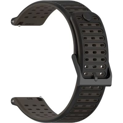 INF Flüssiges Silikon 22mm Uhrenarmband Kompatibel mit Suunto Vertical 2 - Mehrere Farben Schwarz INF Flüssiges Silikon 22mm Uhrenarmband Kompatibel mit Suunto Vertical 2 - Mehrere Farben Schwarz