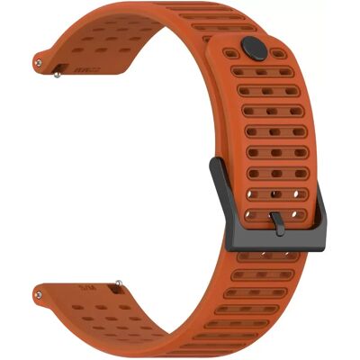 INF Flüssiges Silikon 22mm Uhrenarmband Kompatibel mit Suunto Vertical 2 - Mehrere Farben Orange INF Flüssiges Silikon 22mm Uhrenarmband Kompatibel mit Suunto Vertical 2 - Mehrere Farben Orange