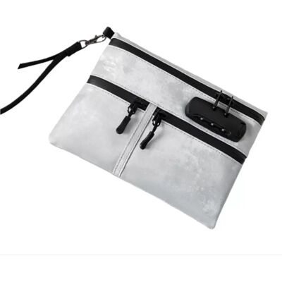 INF Multifunktionale kleine Tasche mit Zahlenschloss – Sichern Sie Ihre Wertsachen Grau INF Multifunktionale kleine Tasche mit Zahlenschloss – Sichern Sie Ihre Wertsachen Grau