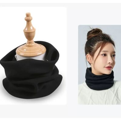 INF Winter Warmer Fleece-Nackengamasche - Winddichter Thermischer Nackenwärmer für Damen und Herren Schwarz INF Winter Warmer Fleece-Nackengamasche - Winddichter Thermischer Nackenwärmer für Damen und Herren Schwarz