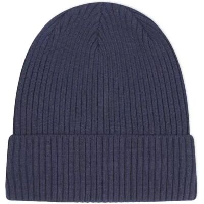 INF Winter Fleecegefütterte Mütze - Thermische und winddichte Strickmütze Dunkelblau INF Winter Fleecegefütterte Mütze - Thermische und winddichte Strickmütze Dunkelblau