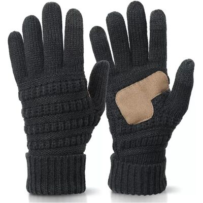 INF Gestrickte, warme Touchscreen-Handschuhe – Einheitsgröße (Paar) – Rutschfest, winddicht für Radfahren und Laufen INF Gestrickte, warme Touchscreen-Handschuhe – Einheitsgröße (Paar) – Rutschfest, winddicht für Radfahren und Laufen