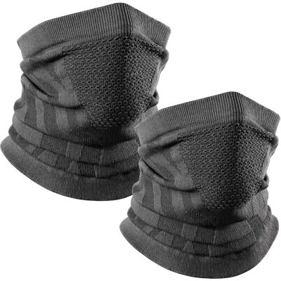 INF 2er Pack Fahrrad Gesichtsmaske - Thermischer, winddichter Nackenwärmer zum Skifahren, Motorradfahren und Radfahren INF 2er Pack Fahrrad Gesichtsmaske - Thermischer, winddichter Nackenwärmer zum Skifahren, Motorradfahren und Radfahren