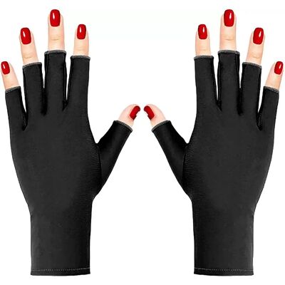 INF UV-Schutzhandschuhe für UV-Licht / UV-Lampe 1 Paar Schwarz INF UV-Schutzhandschuhe für UV-Licht / UV-Lampe 1 Paar Schwarz