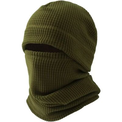 INF Outdoor Windproof Fleece Hat und Neck Gaiter Set - Polyester Wärme für Herren und Damen Grün INF Outdoor Windproof Fleece Hat und Neck Gaiter Set - Polyester Wärme für Herren und Damen Grün