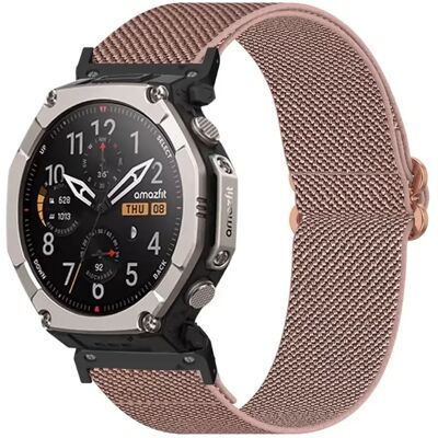 INF Ersatz-Nylon-Uhrenarmband, kompatibel mit Amazfit T-Rex Ultra 2 26mm - Elastische Faltschließe, 25cm x 2.4cm, Mehrere Farben Rosa INF Ersatz-Nylon-Uhrenarmband, kompatibel mit Amazfit T-Rex Ultra 2 26mm - Elastische Faltschließe, 25cm x 2.4cm, Mehrere Farben Rosa