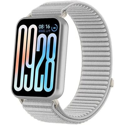 INF Schnellwechsel-Nylon-Klett-Uhrenarmband, kompatibel mit Redmi 6/5/4 — Atmungsaktives gewebtes Sportband Grau INF Schnellwechsel-Nylon-Klett-Uhrenarmband, kompatibel mit Redmi 6/5/4 — Atmungsaktives gewebtes Sportband Grau