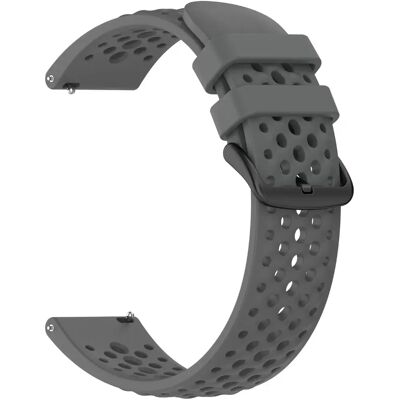INF Silikon-Uhrenarmband 22mm – Atmungsaktives, perforiertes Design, verstellbar, kompatibel mit Amazfit Active Max, Oppo Watch Dunkelgrau INF Silikon-Uhrenarmband 22mm – Atmungsaktives, perforiertes Design, verstellbar, kompatibel mit Amazfit Active Max, Oppo Watch Dunkelgrau