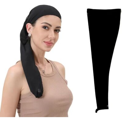 INF Ärmelförmige Netz-Perückenkappe – Verstellbare 70cm Schlauch-Kappe für Dreadlocks und Extensions, schwarzer Stoff INF Ärmelförmige Netz-Perückenkappe – Verstellbare 70cm Schlauch-Kappe für Dreadlocks und Extensions, schwarzer Stoff