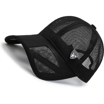 INF Sonnenschutz-Baseballcap — Leichte, atmungsaktive Polyester-Kappe mit UV-Schutz für Angeln und Outdoorsport Schwarz INF Sonnenschutz-Baseballcap — Leichte, atmungsaktive Polyester-Kappe mit UV-Schutz für Angeln und Outdoorsport Schwarz