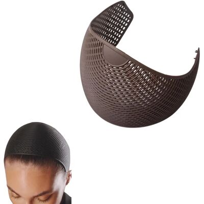 INF Polycarbonat dünnes ovales Haarband für Stirn und Pony – leichtes Stirnband für Hautpflege, Make-up und Waschen Braun INF Polycarbonat dünnes ovales Haarband für Stirn und Pony – leichtes Stirnband für Hautpflege, Make-up und Waschen Braun