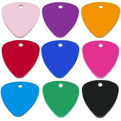 INF 10er-Set Aluminium Dreieckige Haustier-ID-Tags – lasergravierbar, Multicolor für Hund & Katze INF 10er-Set Aluminium Dreieckige Haustier-ID-Tags – lasergravierbar, Multicolor für Hund & Katze