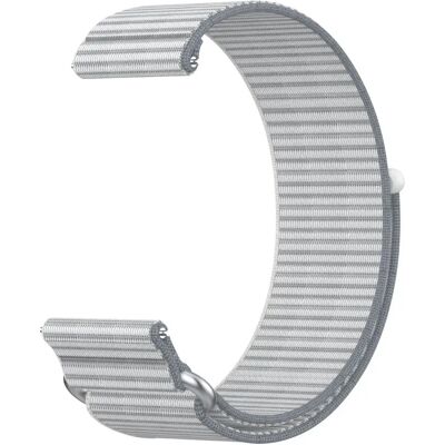 INF Universelles zweiteiliges Nylon-Uhrenarmband (ohne Steg) – Schnellverschluss, verstellbar mit Klettverschluss, kompatibel Grau INF Universelles zweiteiliges Nylon-Uhrenarmband (ohne Steg) – Schnellverschluss, verstellbar mit Klettverschluss, kompatibel Grau