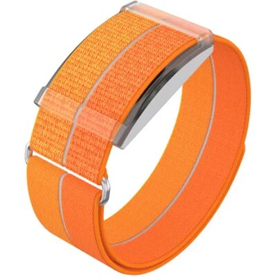 INF Nylon-Schnellverschluss-Uhrenarmband, kompatibel mit COROS Herzfrequenz-Armband – atmungsaktiv, weiche Fleece-Oberfläche, Orange INF Nylon-Schnellverschluss-Uhrenarmband, kompatibel mit COROS Herzfrequenz-Armband – atmungsaktiv, weiche Fleece-Oberfläche, Orange