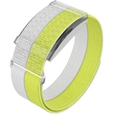 INF Nylon-Schnellverschluss-Uhrenarmband, kompatibel mit COROS Herzfrequenz-Armband – atmungsaktiv, weiche Fleece-Oberfläche, Gelb INF Nylon-Schnellverschluss-Uhrenarmband, kompatibel mit COROS Herzfrequenz-Armband – atmungsaktiv, weiche Fleece-Oberfläche, Gelb