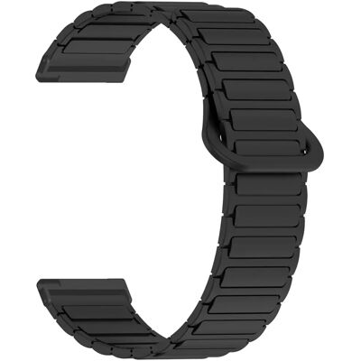 INF Magnetisches Silikon-Uhrenarmband I-Träger-Design, Bequeme Passform 14-21cm, kompatibel mit COROS NOMAD, COROS APEX 4 Schwarz INF Magnetisches Silikon-Uhrenarmband I-Träger-Design, Bequeme Passform 14-21cm, kompatibel mit COROS NOMAD, COROS APEX 4 Schwarz