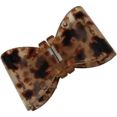 INF Magnetischer Haarclip 2er-Pack - Schleifen-Design mit magnetischer Befestigung, braunes Plastik INF Magnetischer Haarclip 2er-Pack - Schleifen-Design mit magnetischer Befestigung, braunes Plastik