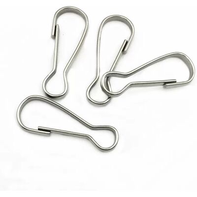 INF Lanyard-Haken aus Edelstahl, Lanyard-Clips, Karabinerhaken, 100er-Pack INF Lanyard-Haken aus Edelstahl, Lanyard-Clips, Karabinerhaken, 100er-Pack