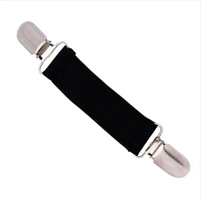 INF Vintage Doppelendiger Entenschnabel Pullover Clip Schal Cardigan Clip Schwarz INF Vintage Doppelendiger Entenschnabel Pullover Clip Schal Cardigan Clip Schwarz