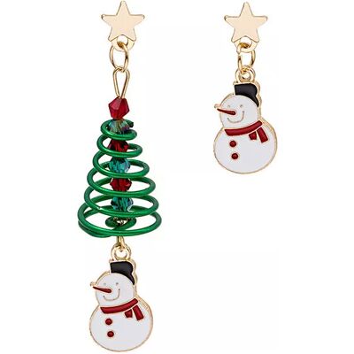 INF Schneemann Weihnachtsohrringe 1 Paar INF Schneemann Weihnachtsohrringe 1 Paar